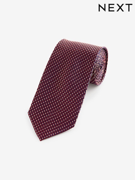 Rust Orange Silk Textured Tie (B68022) | €10