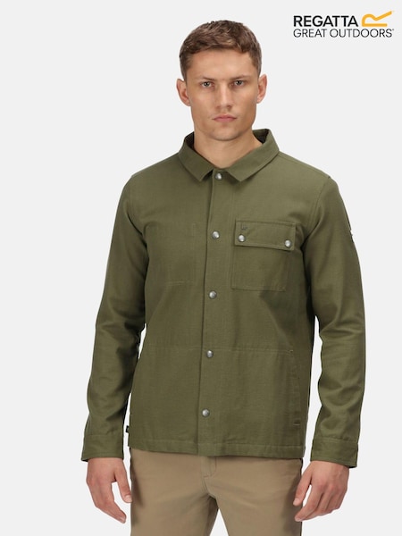 أخضر - Regatta 100% Cotton Jayden Cargo Shacket (B68177) | ‏163 د.إ.‏