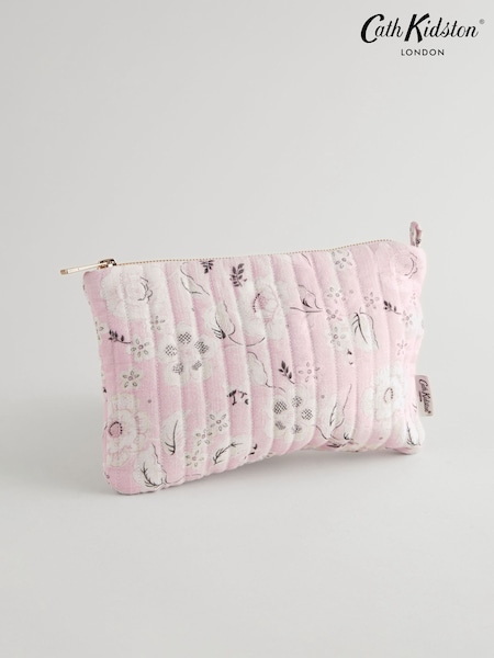 Cath Kidston Pink Floral 100% Cotton Purse (B68186) | $22