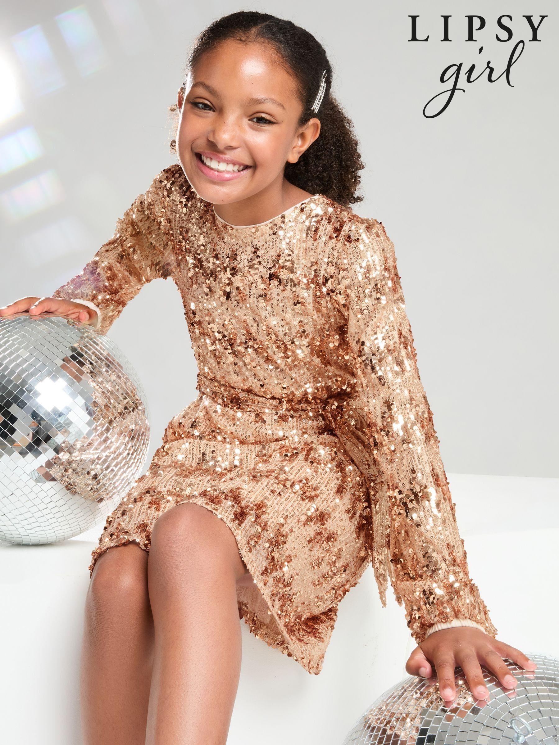 Girls Sequin Dresses Next Luxembourg