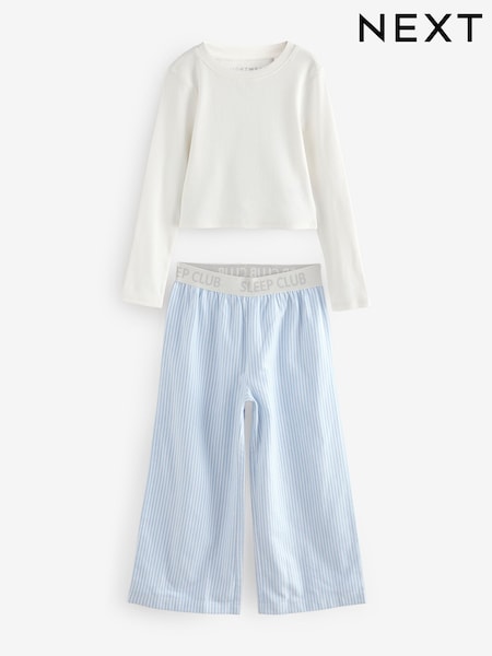 Blue Woven Bottom Pyjamas 1 Pack (3-16yrs) (B68229) | €18 - €23