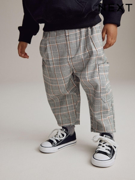 Grey/Stone Cosy Pull On Smart Trousers (3mths-7yrs) (B68266) | €20 - €23