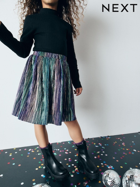 Rainbow Metallic Skirt (3-16yrs) (B68338) | €11 - €17