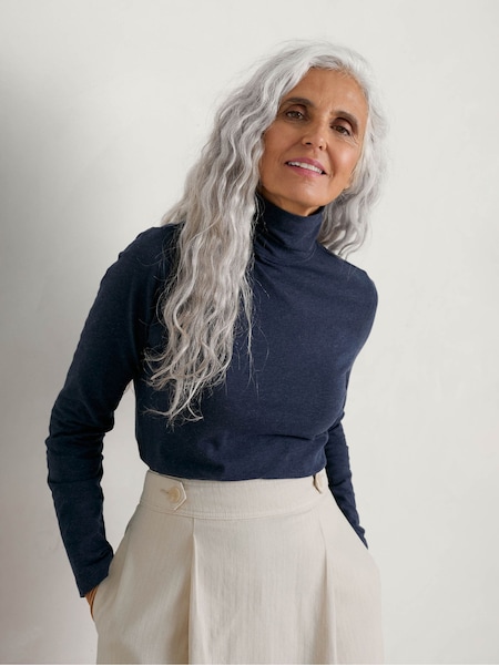 Azul marino - Seasalt Cornwall Landing Roll Neck Top (B68398) | 45 €