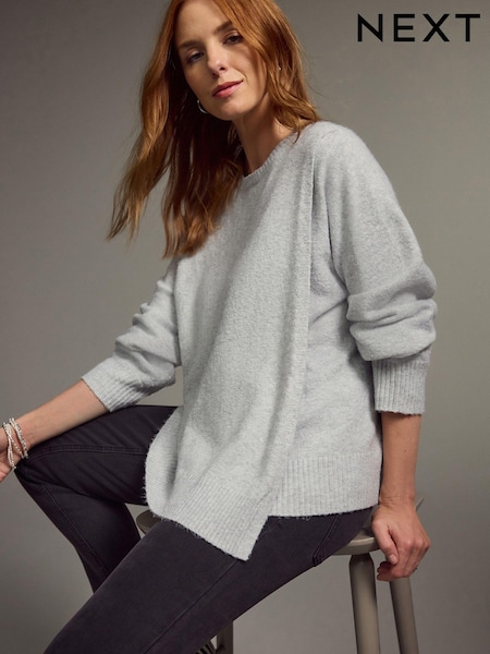 Grey Maternity Nursing Jumper (B68524) | €21