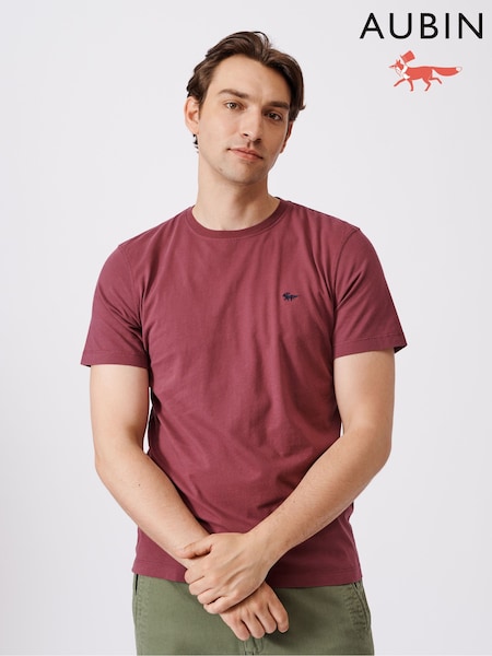 Aubin Logo Cotton T-Shirt (B68559) | €21.50