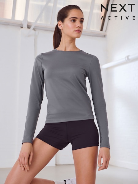 Charcoal Grey Active Long Sleeve Top (B68802) | €24