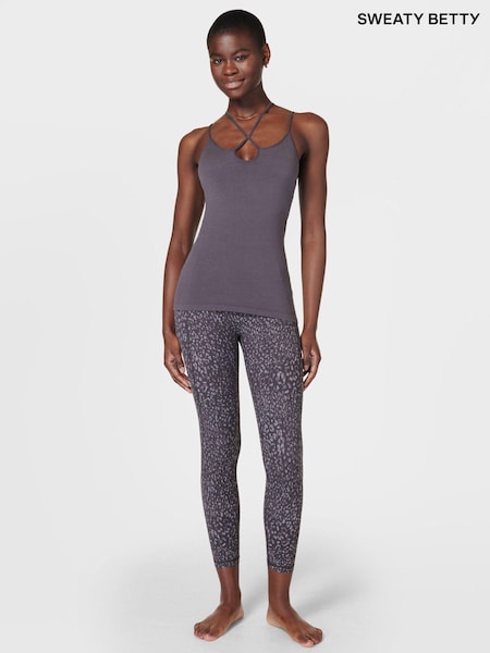 Серый - Sweaty Betty Super Soft Ultra-Lite 7/8 Yoga Leggings (B68938) | €46