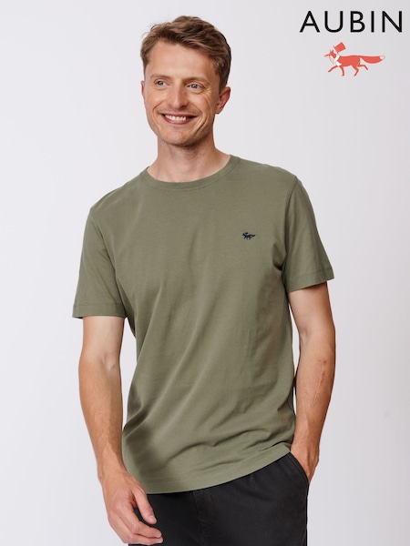Aubin Logo Cotton T-Shirt (B69119) | 173 QAR