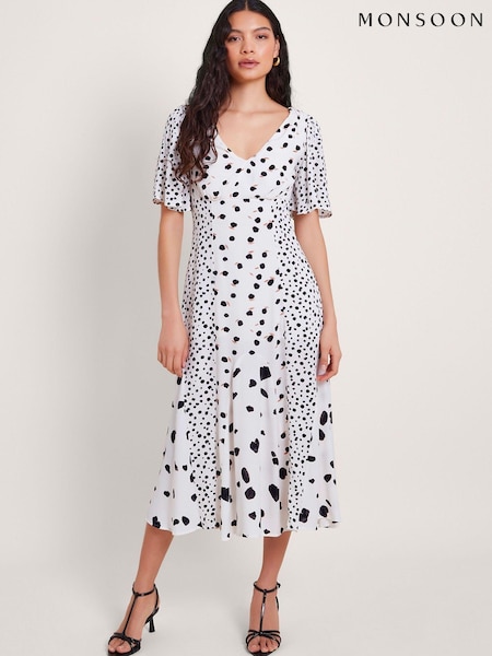 Monsoon Lucee Spot Tea Dress (B69441) | €46