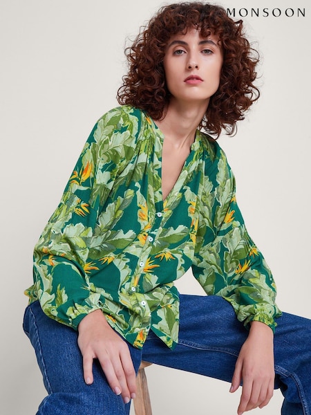 Monsoon Carmina Print Blouse (B69449) | 196 LEI