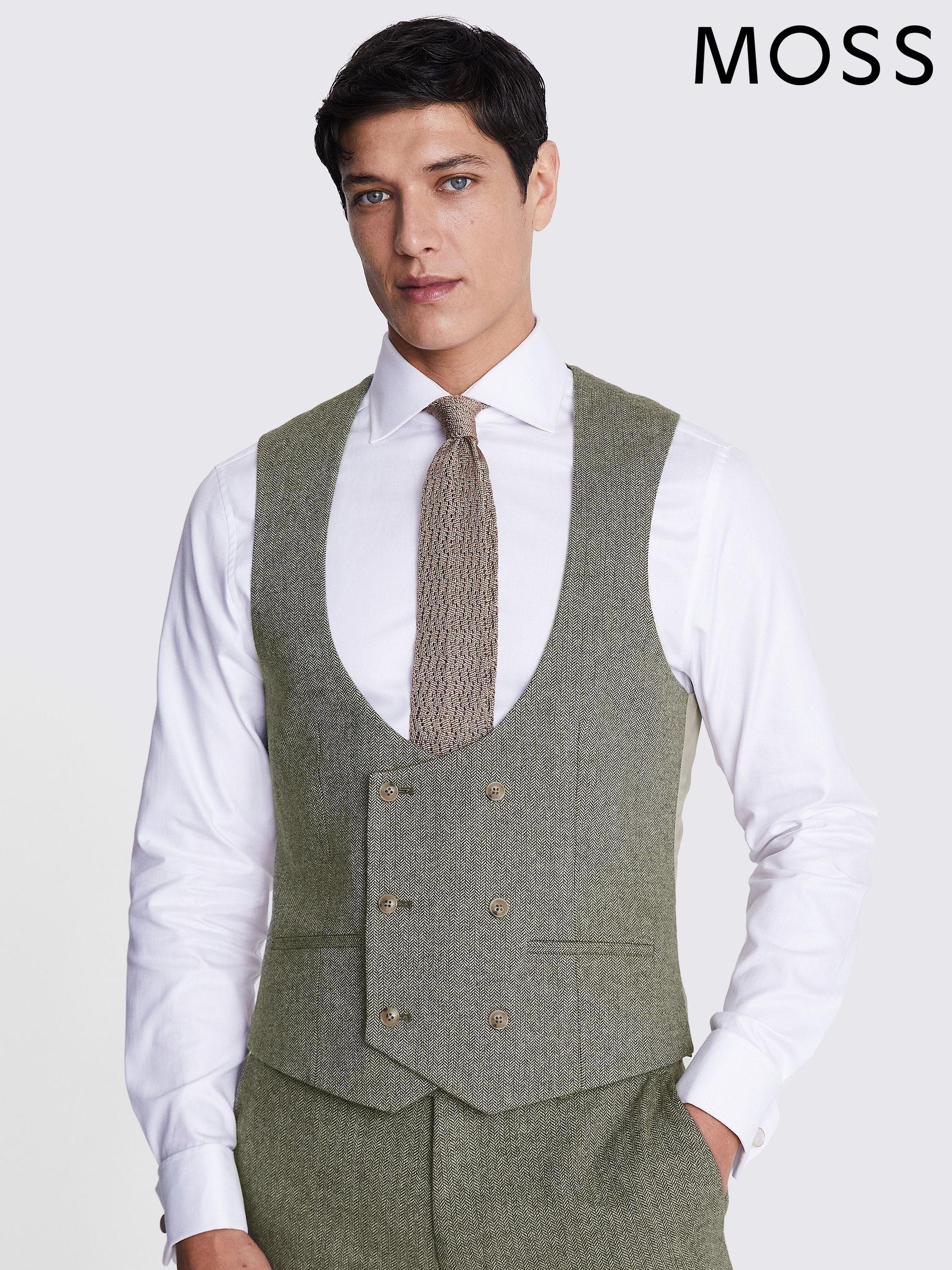Men s Green Partywear Waistcoats Next Luxembourg