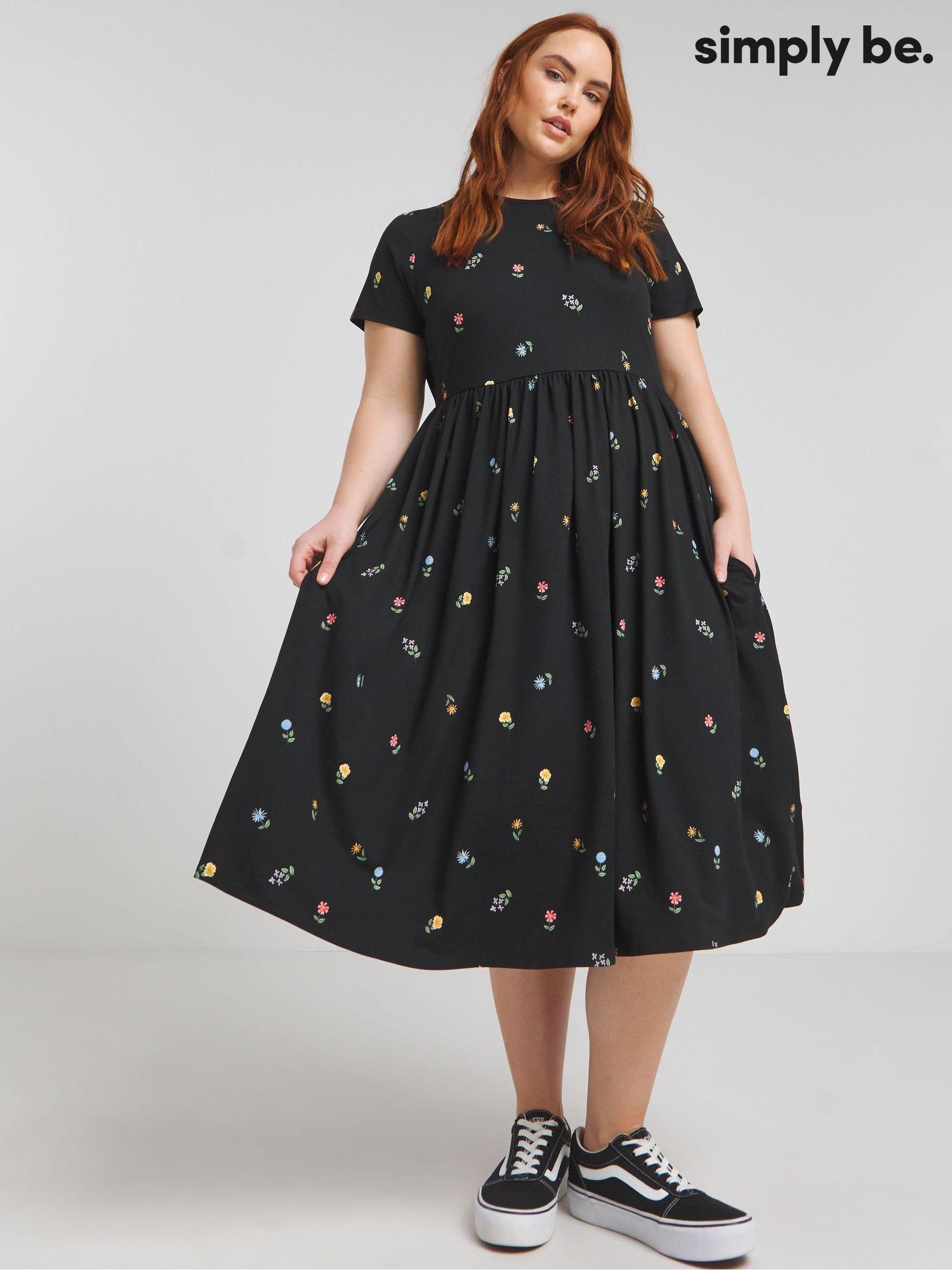 Curve Simply Be Floral Dresses Next Luxembourg