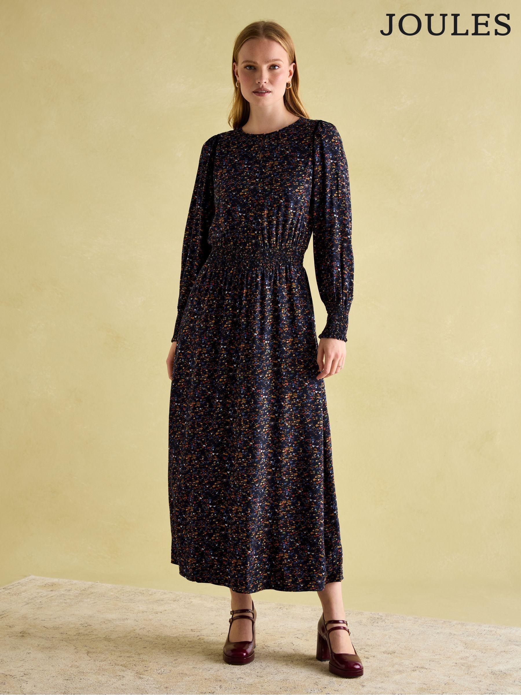 Women s Joules Blue Print Dresses Next Luxembourg