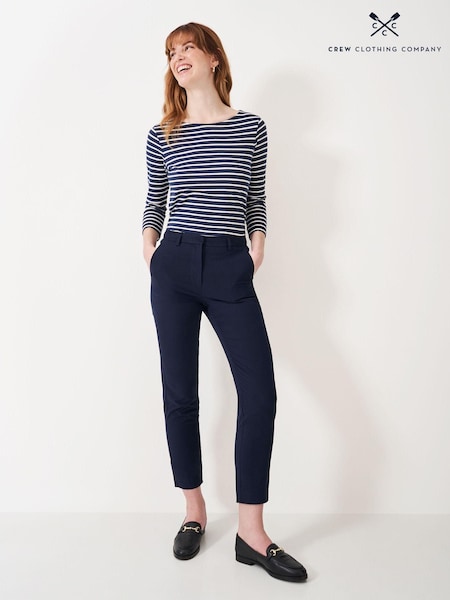 Crew Clothing Blue Smart Chino Trousers (B69905) | €34