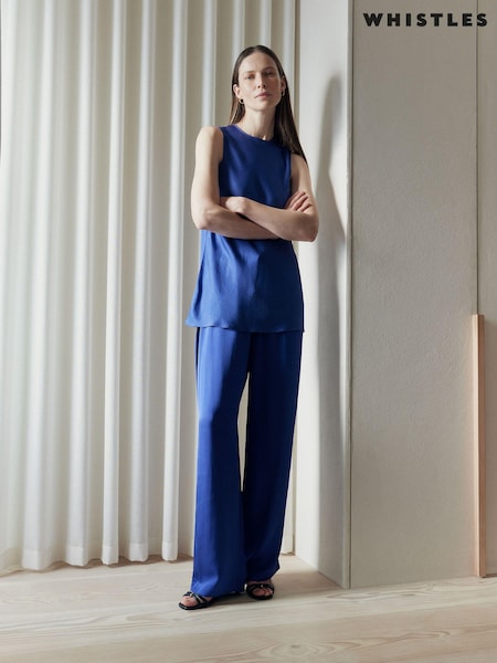 Whistles Petite Blue Clara Longline Tank (B69909) | €30