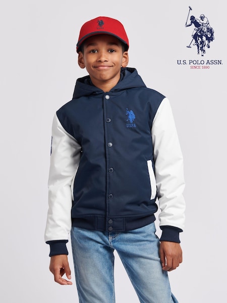 U.S. Polo Assn. Blue Boys Player 3 Bomber Jacket (B69933) | €106 - €127