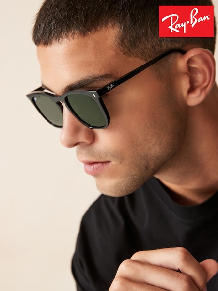 Ray-Ban Rb2210 Square Black Sunglasses (B70117) | €183