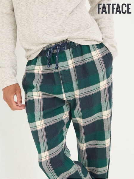 FatFace Green Oxshott Check Pyjamas (B70171) | €26