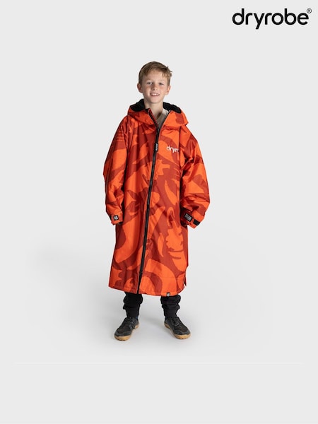 Narandžasti - Dryrobe Advance Kids Long Sleeve Robe
