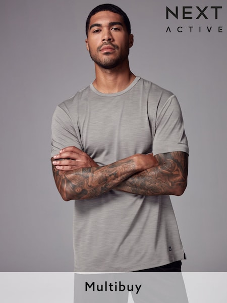 Neutral Stone Active Gym Training T-Shirt (B70449) | €17