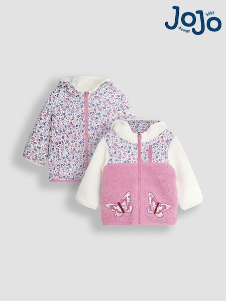JoJo Maman Bébé Reversible Zip-Up Teddy Fleece (B70617) | 51 €