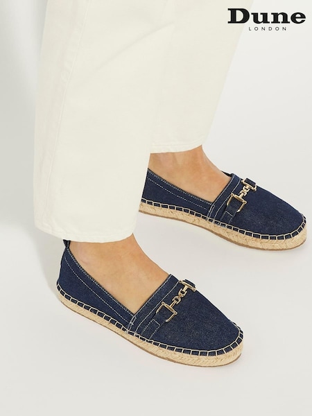 Blau - Dune London Gellato Snaffle Trim Espadrilles (B70624) | 57 €