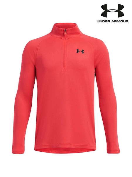 Under Armour Red Ground Youth Tech 2.0 1/2 Zip Sweatshirt (B70753) | €42