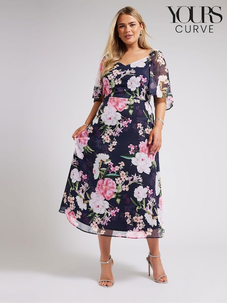 Yours Curve LONDON Curve Floral Print Maxi Dress (B70758) | 49 €