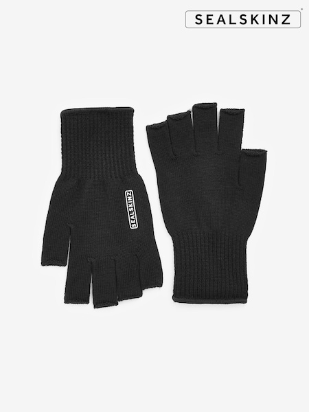 Sealskinz Thornham Solo Merino Black Mittens (B70997) | ‏49 ر.ق.