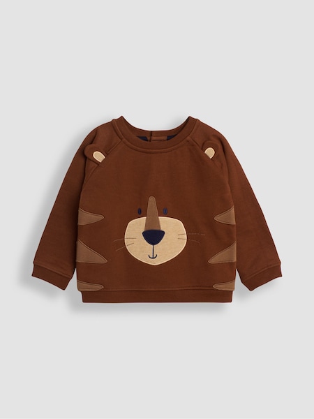 JoJo Maman Bébé Toffee Tiger Applique Sweatshirt (B71030) | €40