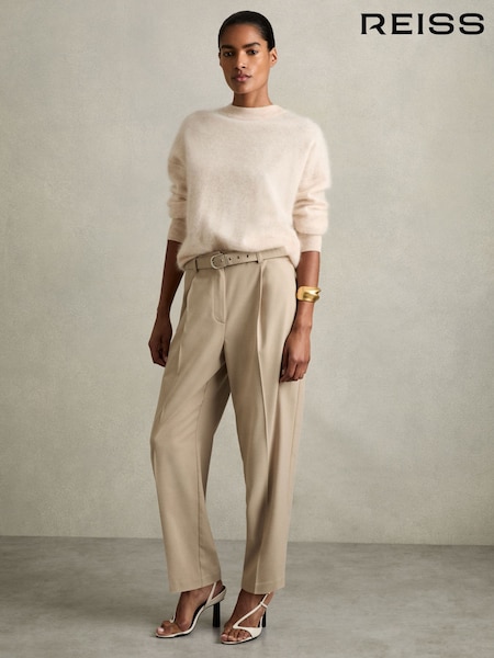 Reiss Freja Tapered Belted Trousers (B71081) | 200 €