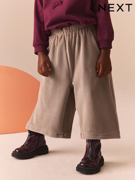 Neutral Wide Corduroy Trousers (3mths-7yrs) (B71179) | R$ 80 - R$ 100