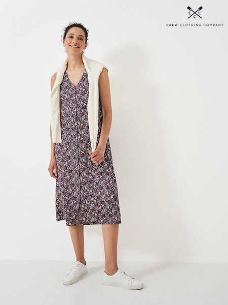 Roz - Crew Clothing Fără mâneci Jersey Rochie (B71192) | 232 LEI