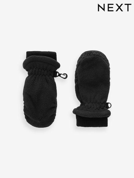 Black Fleece Mittens (3mths-6yrs) (B71283) | AED25 - AED28