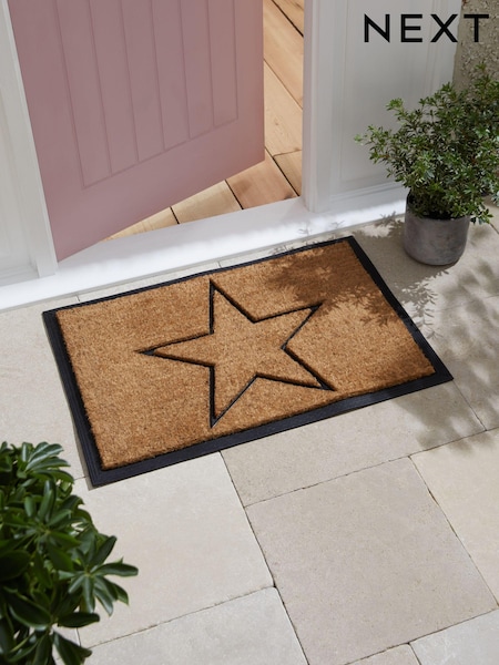 Natural Star Motif Doormat (B71387) | kr196 - kr319