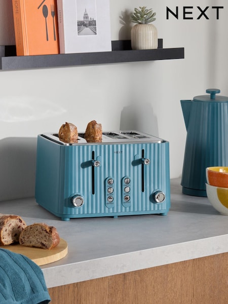 Teal Blue Sleek 4 Slice Toaster (B71476) | €55