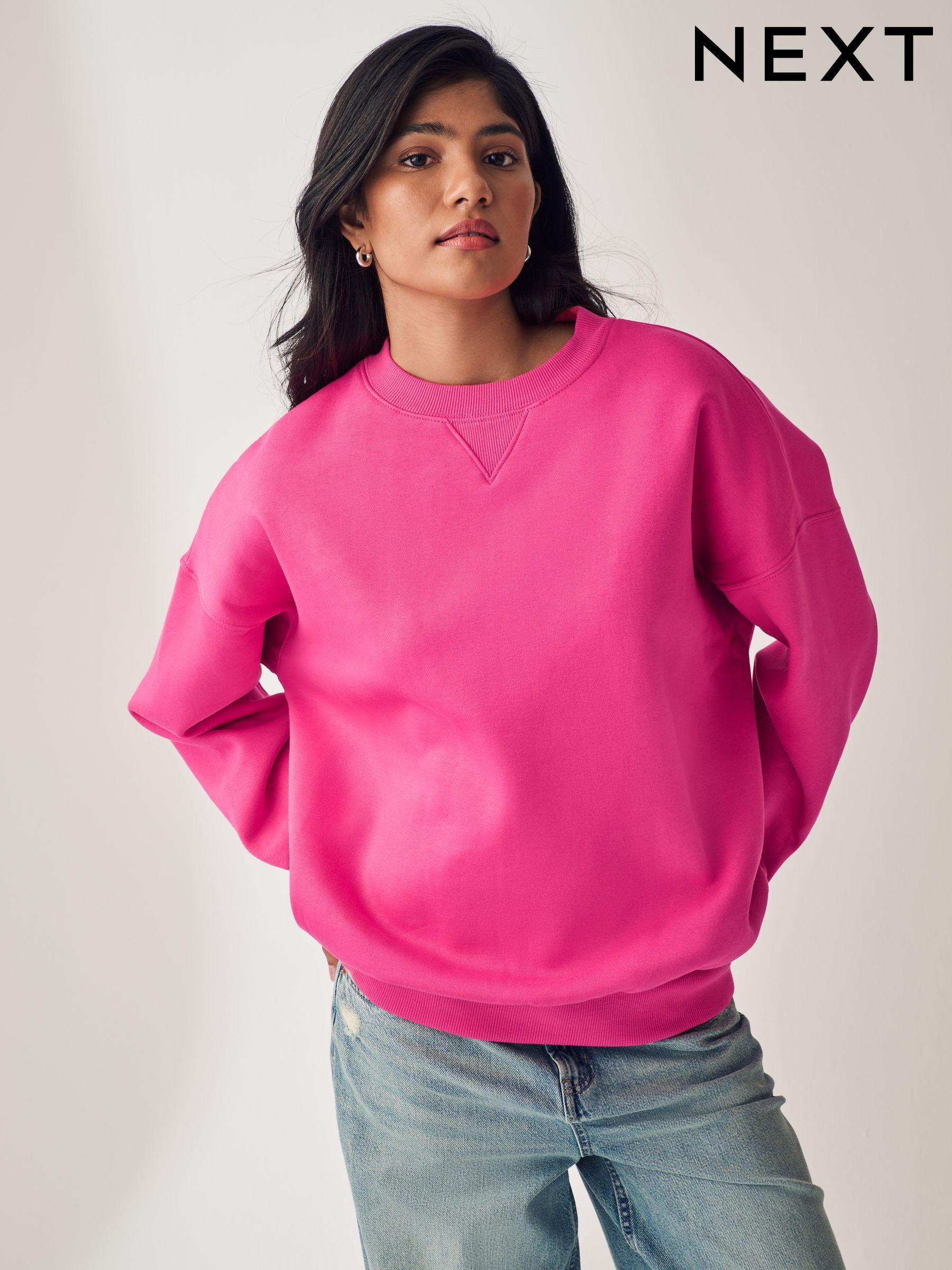 Next pink sweatshirt hotsell