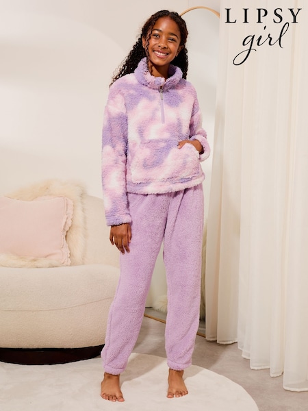 Lipsy Cosy Fleece Pyjamas (5-16yrs) (B71626) | ‏64 ر.ق. - ‏84 ر.ق.