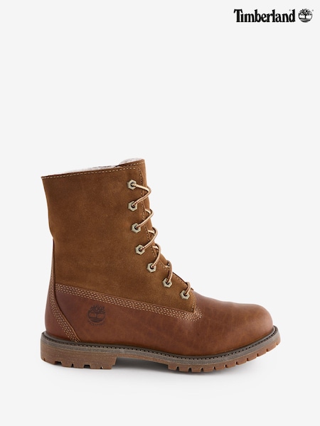 Timberland Authentic Warm Lined Brown Boots (B71730) | AED495