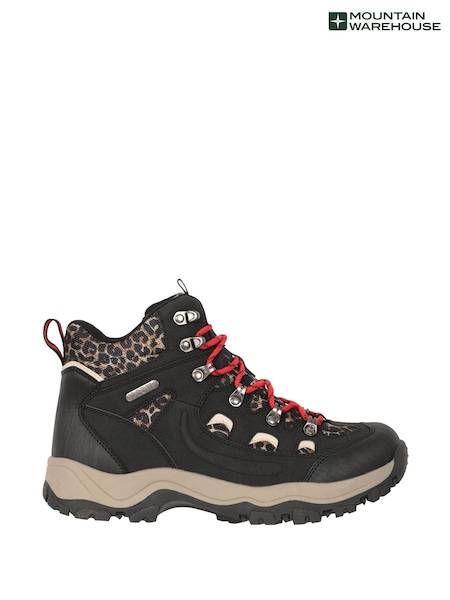 שחור - Mountain Warehouse Adventurer Womens Printed Waterproof Boots (B71782) | ‏322‏₪