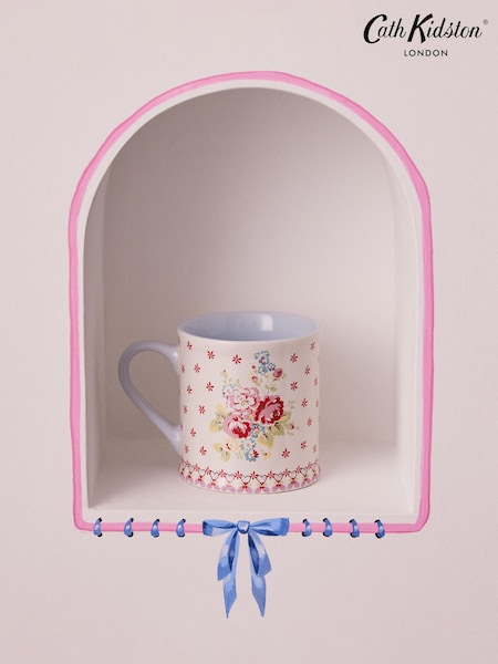 Cath Kidston Cream Mollie Mug Set Of 4 (B71788) | €54