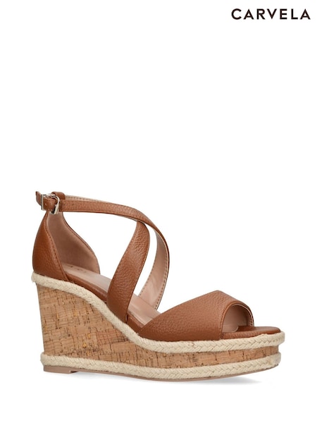 Natural - Carvela Kross Pantofi cu platformă Sandale (B71843) | 620 LEI