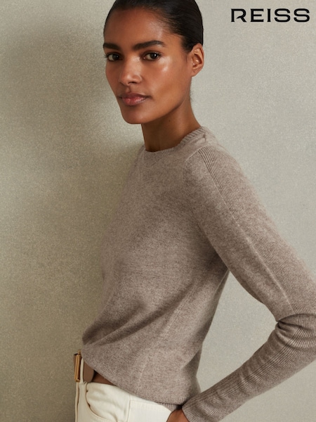 Neutral - Reiss Annie Pullover mit Rundhalsausschnitt aus Wollmischung mit Kaschmir (B71846) | 150 €