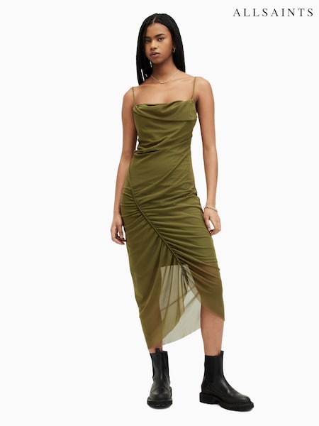 AllSaints Green Ulla Dress (B71979) | €72