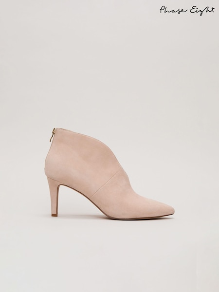 Phase Eight Cream Cut-Out Shoe Boots (B72031) | 344 QAR