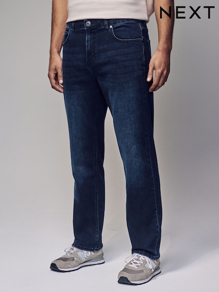 Blue Deep Straight Fit Classic Stretch Jeans (B72194) | €17.50