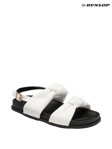 Dunlop White Slingback Sandals (B72394) | €23