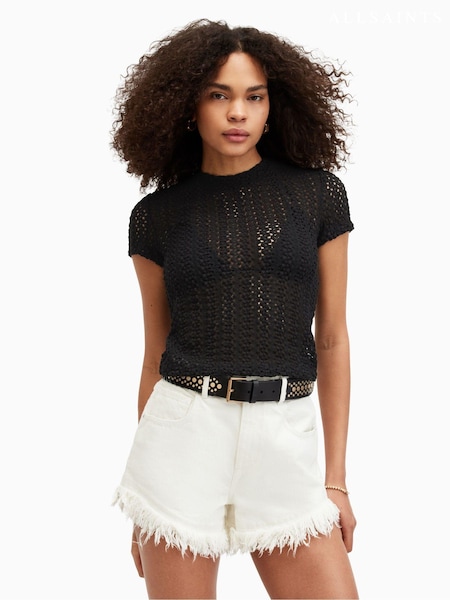 Negro - AllSaints Karma Stevie T-Shirt (B72514) | 83 €