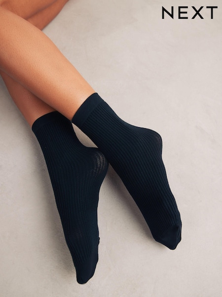 Black Thermal 100D Ankle Socks 3 Pack (B72584) | €17.50